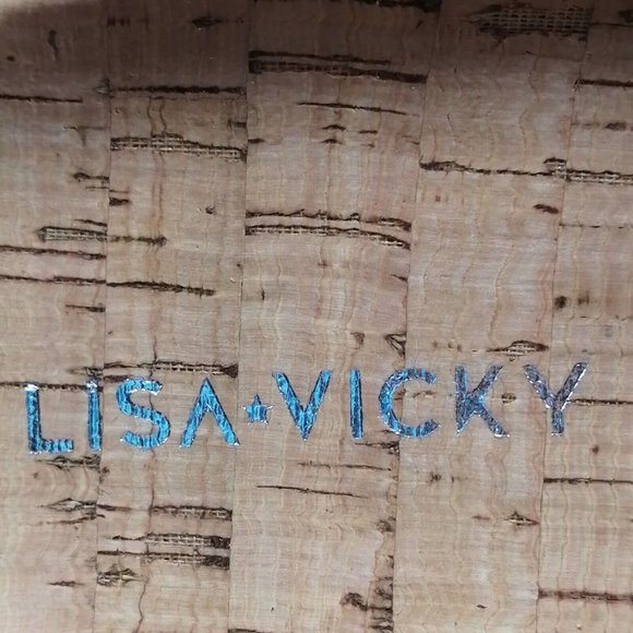 Lisa Vicky Womens Platform Ankle Strap Sandal Multicolor Hook Loop Wedge 9M - Picture 8 of 9